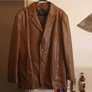 Sears ,The Pure Leather Shop Jacket/blazer/coat. Mens Sz.44R